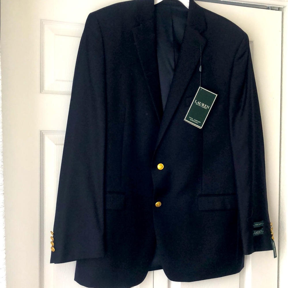 Ralph Lauren Sports Coat, New with Tags. Size 44L